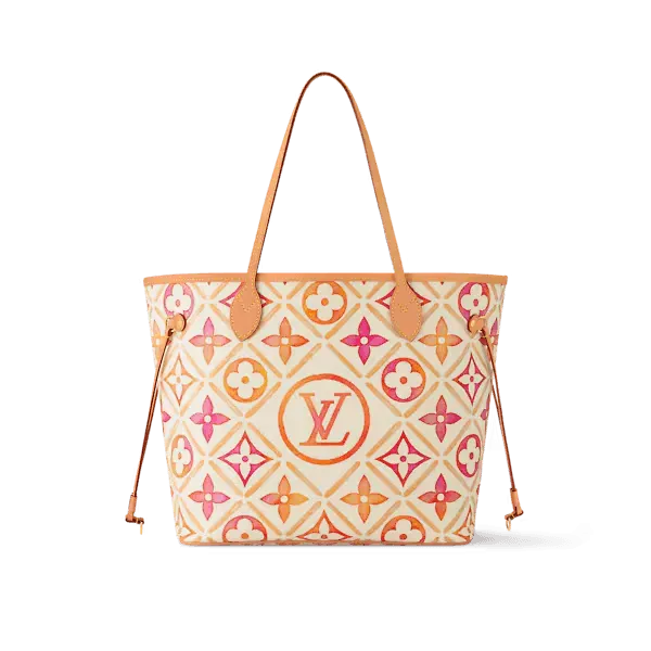Сумка Neverfull MM Louis Vuitton Coral - фото 1