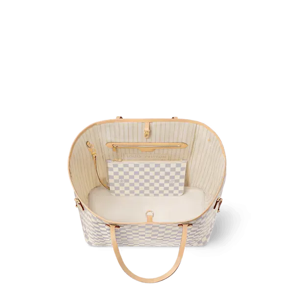 Сумка Neverfull GM Louis Vuitton Rose Beige - фото 1