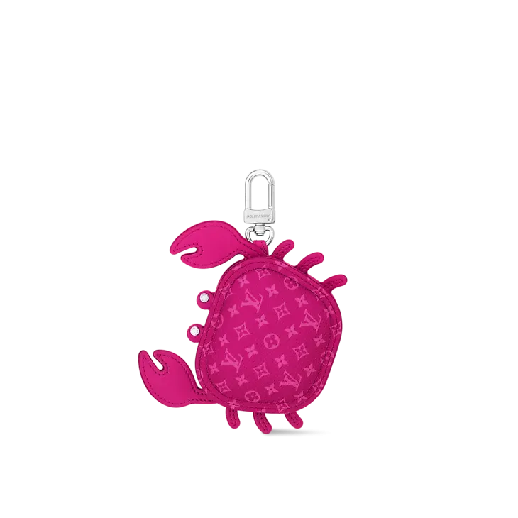 Аксессуар для сумки Crab Louis Vuitton Pondicherry Pink - фото 1