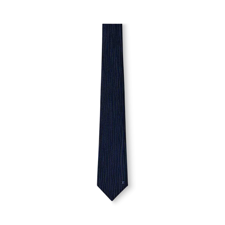 Галстук Epi Oversize Louis Vuitton Navy Blue - фото 1
