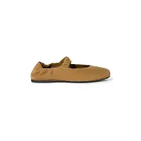 Miu Miu Балетки Ruches suede ballerinas Olive Green - фото 1