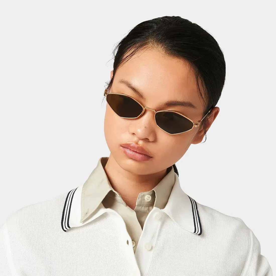 Miu Miu Солнцезащитные очки Loden Green - фото 2