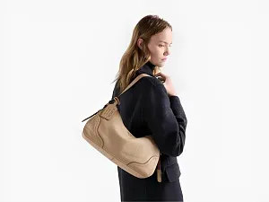 Prada Большая сумка Aimee Sand Beige - фото 2