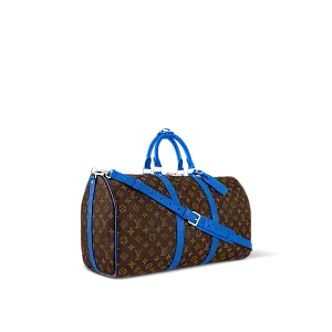 Louis Vuitton Сумка Keepall 50 с плечевым ремнем Blue - фото 2