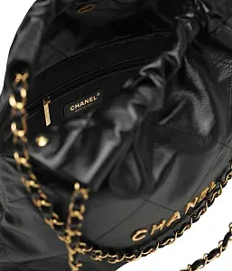 Chanel Мини-сумка 22 Black - фото 3