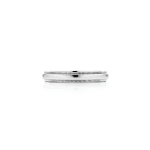 Tiffany & Co. Обручальное кольцо Together Milgrain Band Ring Platinum - фото 1