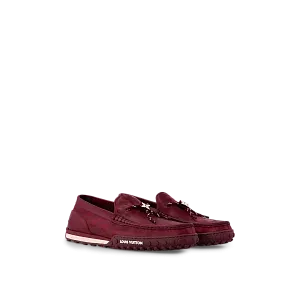 Louis Vuitton Мокасины LV Racer Burgundy - фото 1
