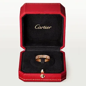 Cartier Обручальное кольцо Maillon Panthere Two Rows с бриллиантовым паве - фото 5