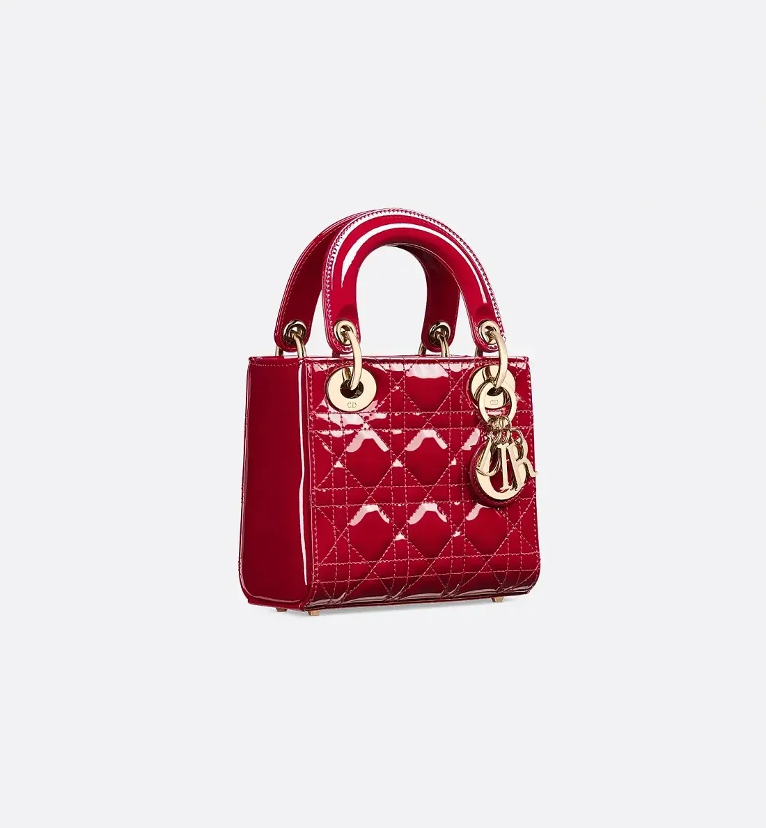 Dior Сумка Lady мини-формата Cherry Red - фото 4