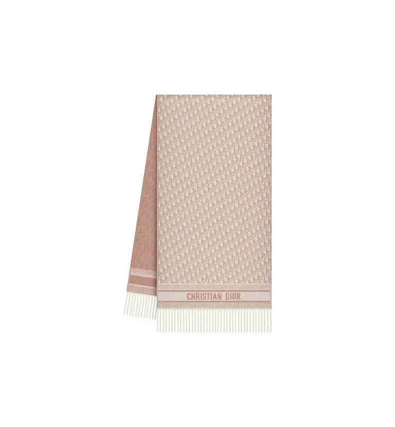 Шарф Oblique Dior Pink - фото 1