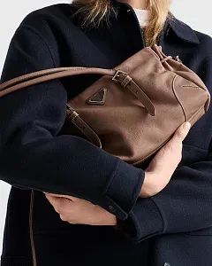 Prada Сумка-тоут Bonnie Chestnut Brown - фото 5