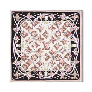 Louis Vuitton Платок-каре 90 Ultimate 3D Black - фото 1