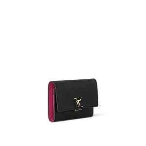 Louis Vuitton Компактный кошелек Capucines Black Pink - фото 2