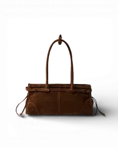 Prada Сумка Bonnie medium suede - фото 4