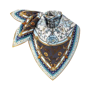 Louis Vuitton Платок-каре Maison De Famille 90 Blue - фото 2