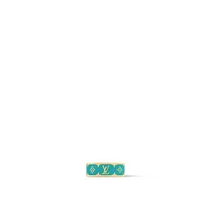 Louis Vuitton Кольцо Nanogram Enamel Turquoise - фото 1