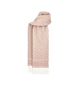Dior Шарф Oblique Pink - фото 3