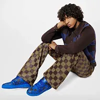 Louis Vuitton Кроссовки LV Trainer Blue - фото 1