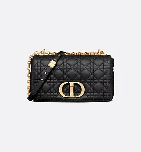 Dior Сумка Caro среднего формата Black - фото 1
