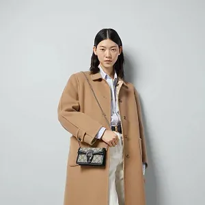 Gucci Мини-сумка Dionysus Beige / Blue - фото 2