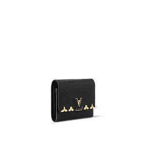 Louis Vuitton Кошелек Capucines Compact Black - фото 2
