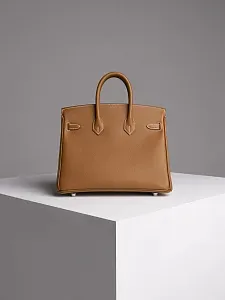 Hermès Сумка Birkin 25 Gold Epsom Palladium Hardware - фото 5
