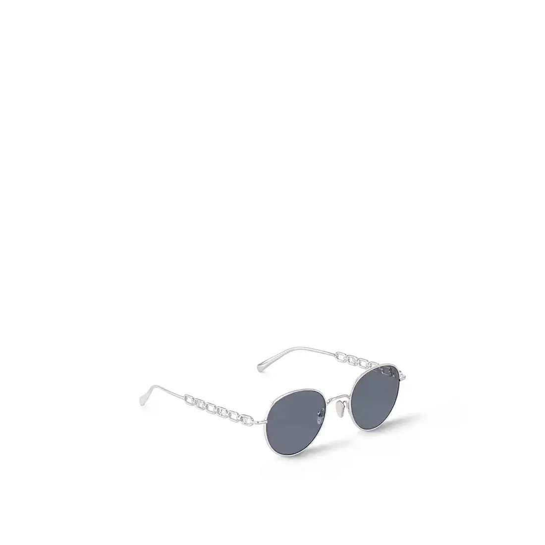 Louis Vuitton Солнцезащитные очки My Chain Small Round Silver - фото 4