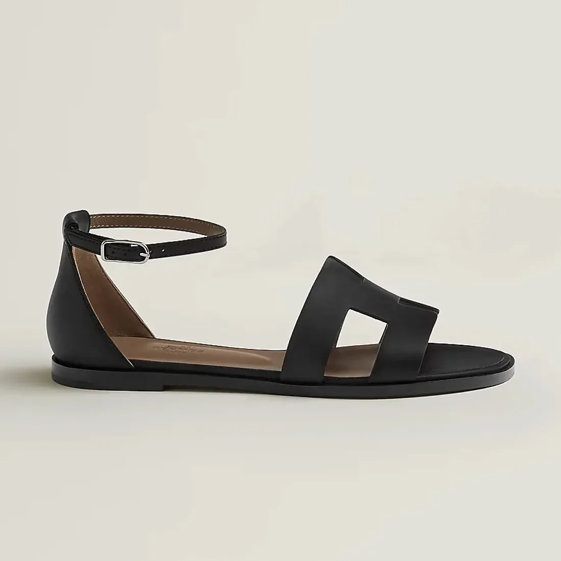 Hermès Сандалии Santorini Black - фото 3