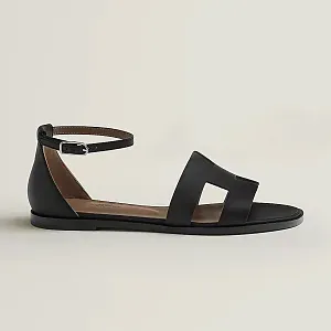 Hermès Сандалии Santorini Black - фото 3