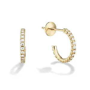 Cartier Серьги Etincelle de hoop earrings, small model, paved - фото 3