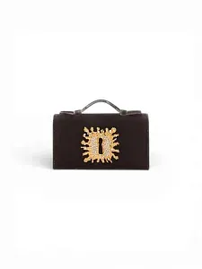 Schiaparelli Клатч Pochette Chaine Bijoux Trou De Serrure - фото 1