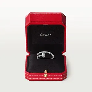 Cartier Кольцо Juste Un Clou маленькая модель с бриллиантовым паве White Gold - фото 5