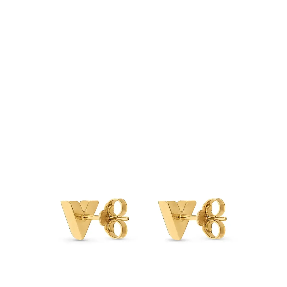 Louis Vuitton Серьги-пусеты Essential V Gold - фото 4