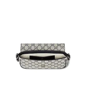 Gucci Мини-сумка Ophidia Beige / Blue - фото 3