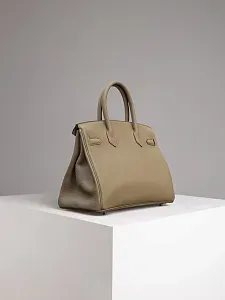 Hermès Сумка Birkin 30 Poussiere Togo Palladium Hardware - фото 4