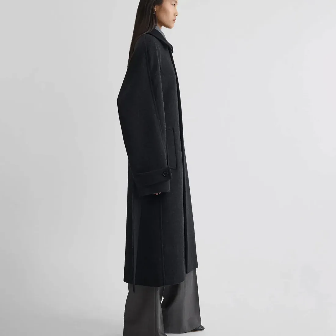 Phoebe Philo Пальто с округлыми плечами - фото 5