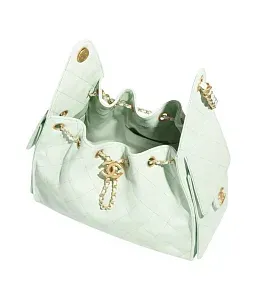 Chanel Маленькая сумка 25 Light Green - фото 3