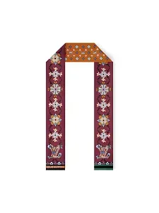 Louis Vuitton Шелковая лента Monogram Asnieres Bordeaux - фото 1