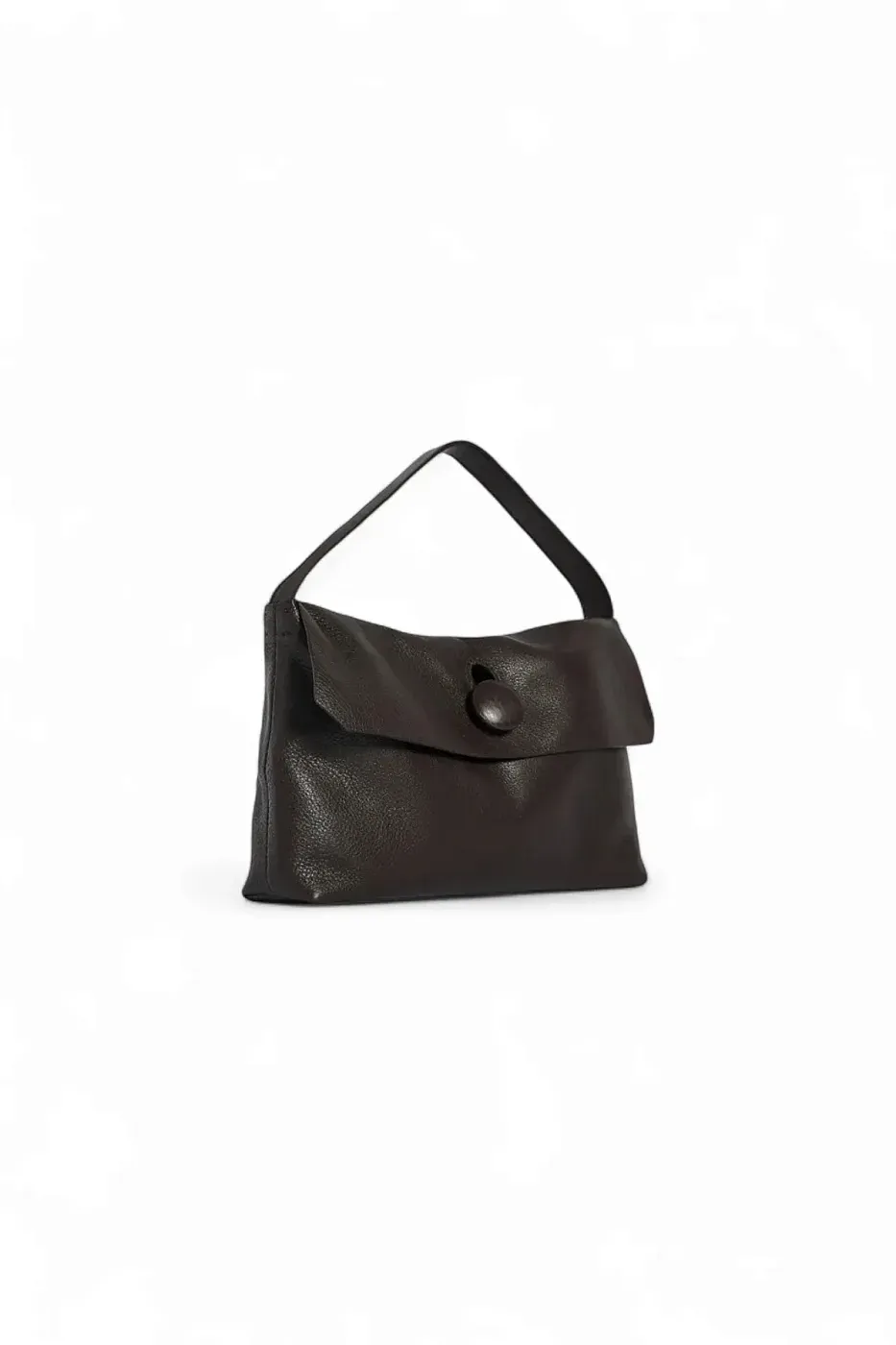 The Row Сумка Sally Black из кожи Dark Brown - фото 3