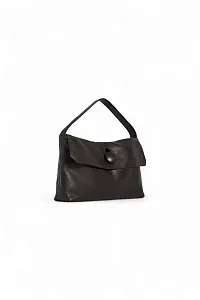 The Row Сумка Sally Black из кожи Dark Brown - фото 3
