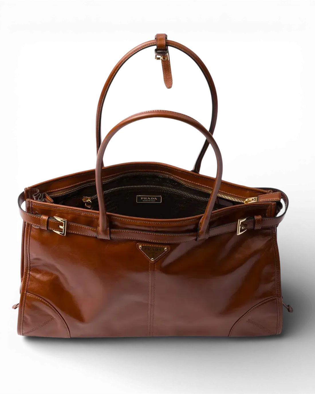 Prada Сумка Bonnie large leather - фото 5
