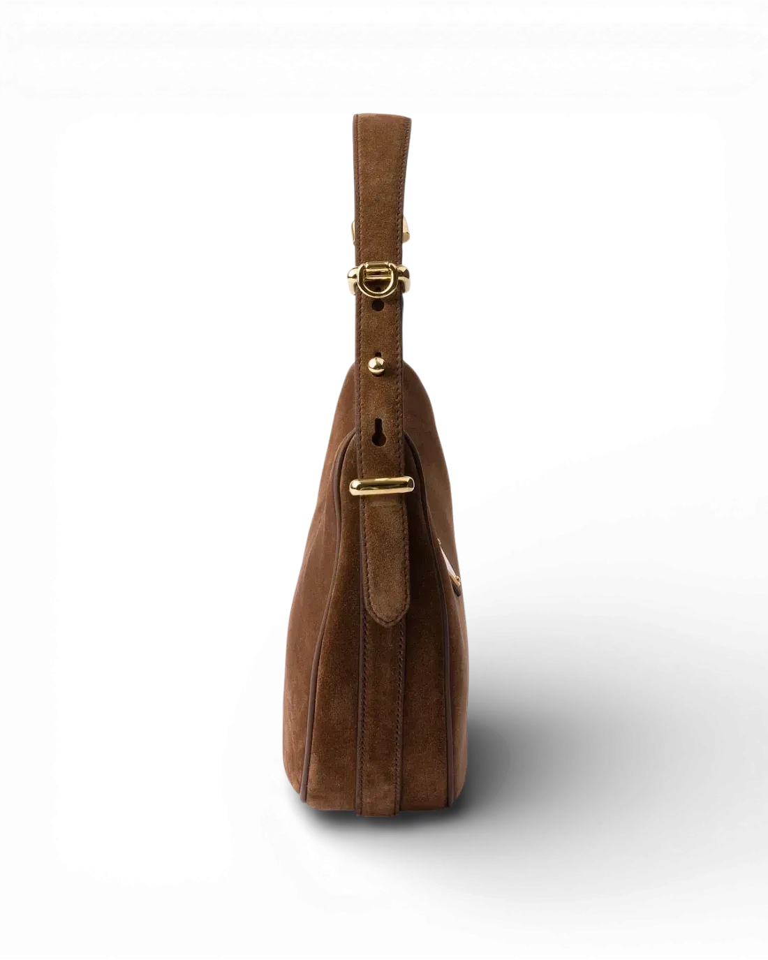 Prada Сумка Arque suede shoulder - фото 6