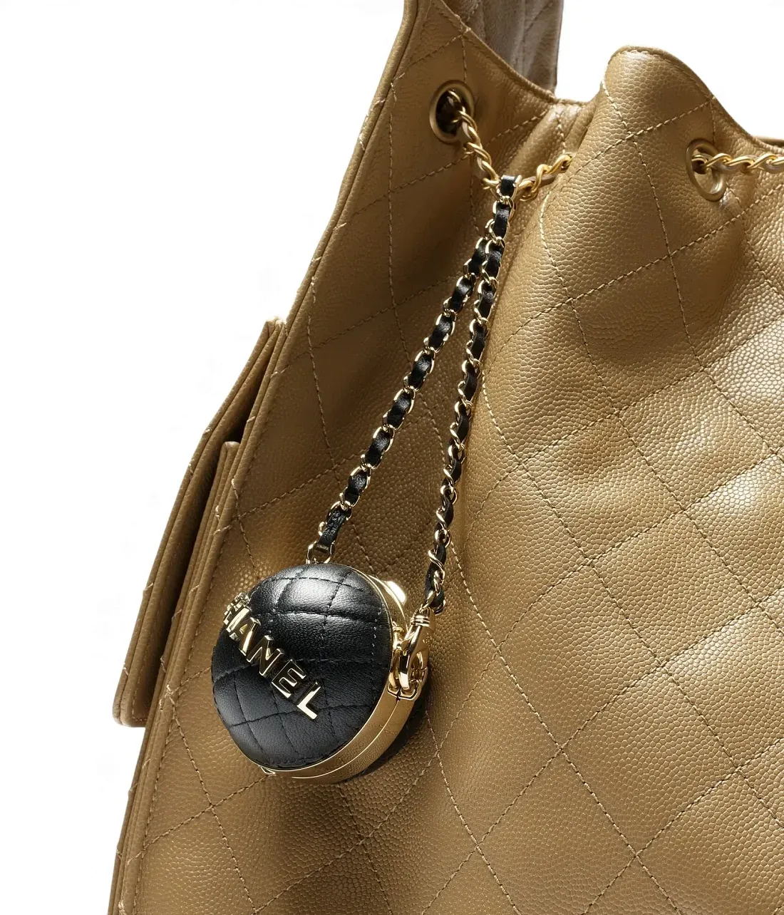Chanel Брелок для сумочки Black - фото 5