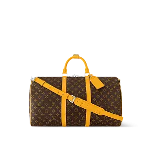 Louis Vuitton Сумка Keepall 50 с плечевым ремнем Jaune Mat - фото 1