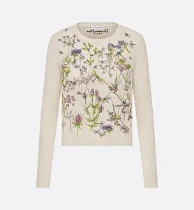 Dior Свитер с вышивкой - фото 1