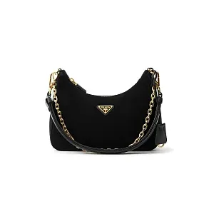 Prada Мини-сумка Re-Edition из бархата - фото 1