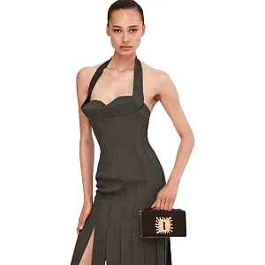Schiaparelli Клатч Pochette Chaine Bijoux Trou De Serrure - фото 2