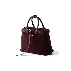 Prada Сумка средняя Burgundy - фото 3