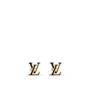 Louis Vuitton Серьги Iconic Enamel Black - фото 1