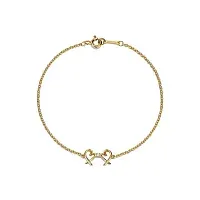 Tiffany & Co. Браслет Paloma Picasso Double Loving Heart Bracelet Yellow Gold - фото 1